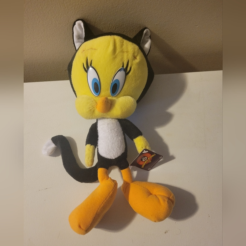 Tweety Bird Plush In Sylvester Costume Halloween 12"